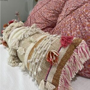 Anthropologie All Roads Design Lumbar Pillow